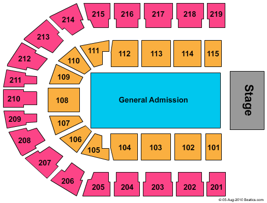 Konig Pilsener Arena Seating Chart